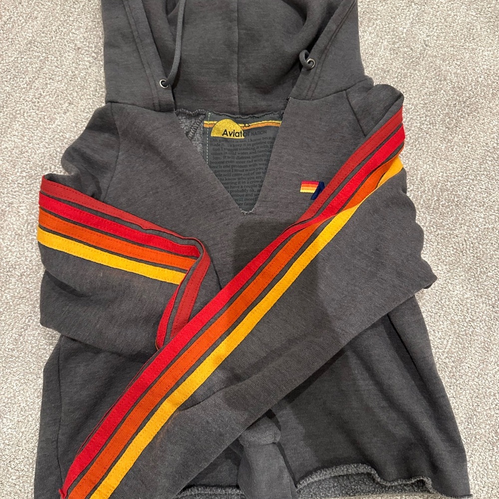 AVIATOR CROPPED HOODIE